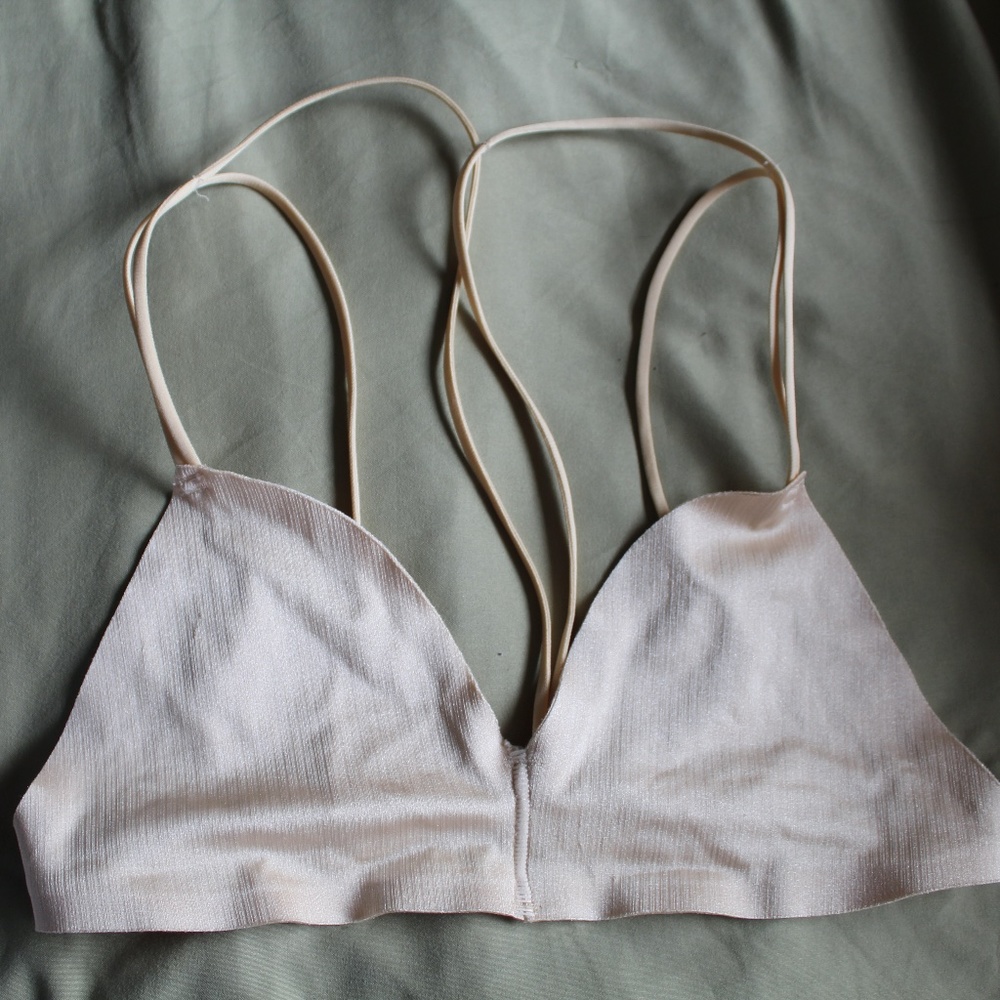 Champagne Strappy Urban Outfitters Bralette